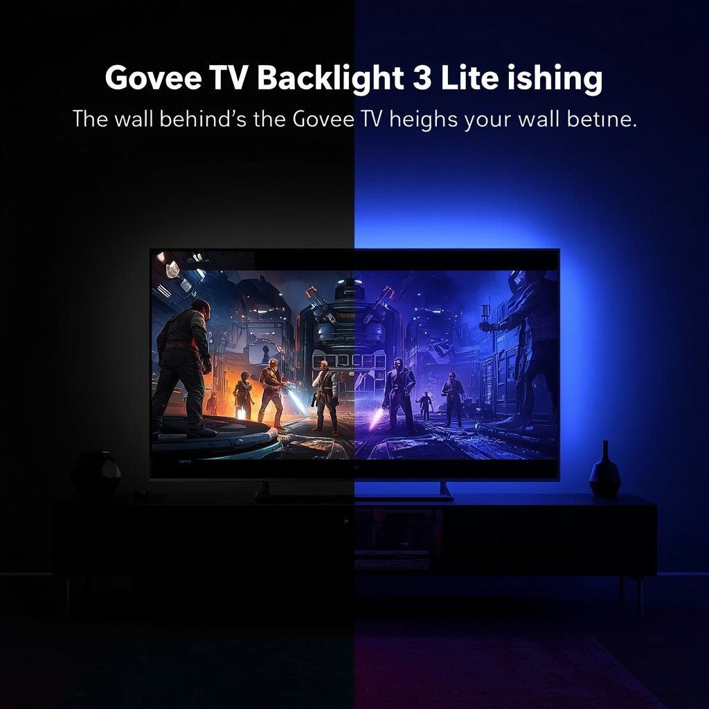 Govee TV Backlight 3 Lite, 11.8ft LED Strip Lights Sync with 55-65 Inch TVs: Review in 2026